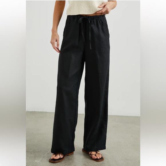 Rails Pants - Rails Emmie  linen pull on wide leg pants